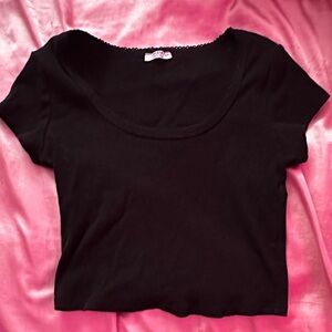 Ardene Black Crop Top